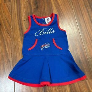 Buffalo Bills NFL kids blue cheerleader dress